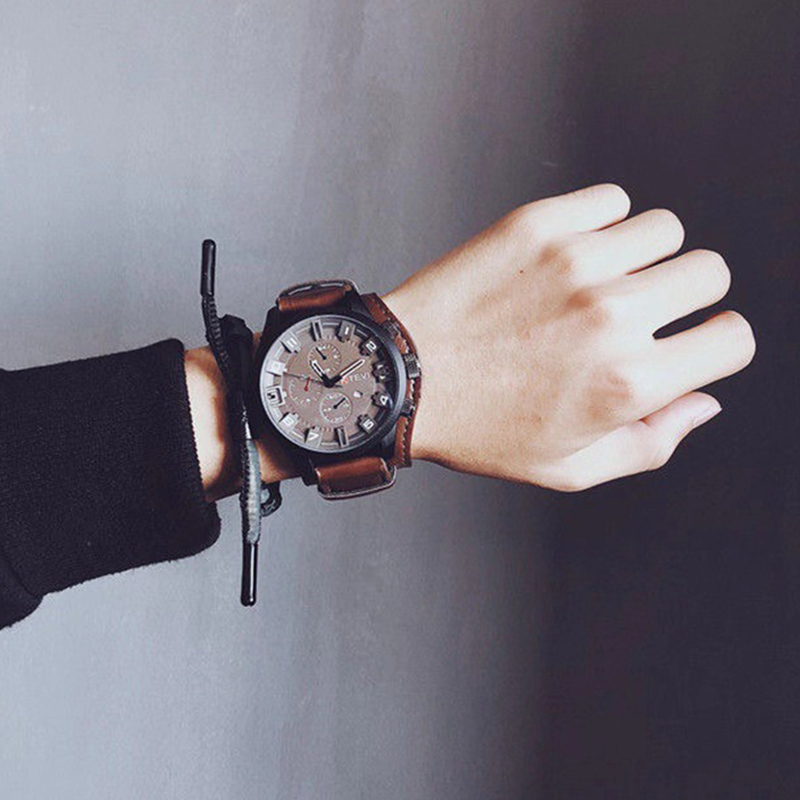 Retro Men's Watches Classic Lu - огляд і ціна Leather Watch Band Men
