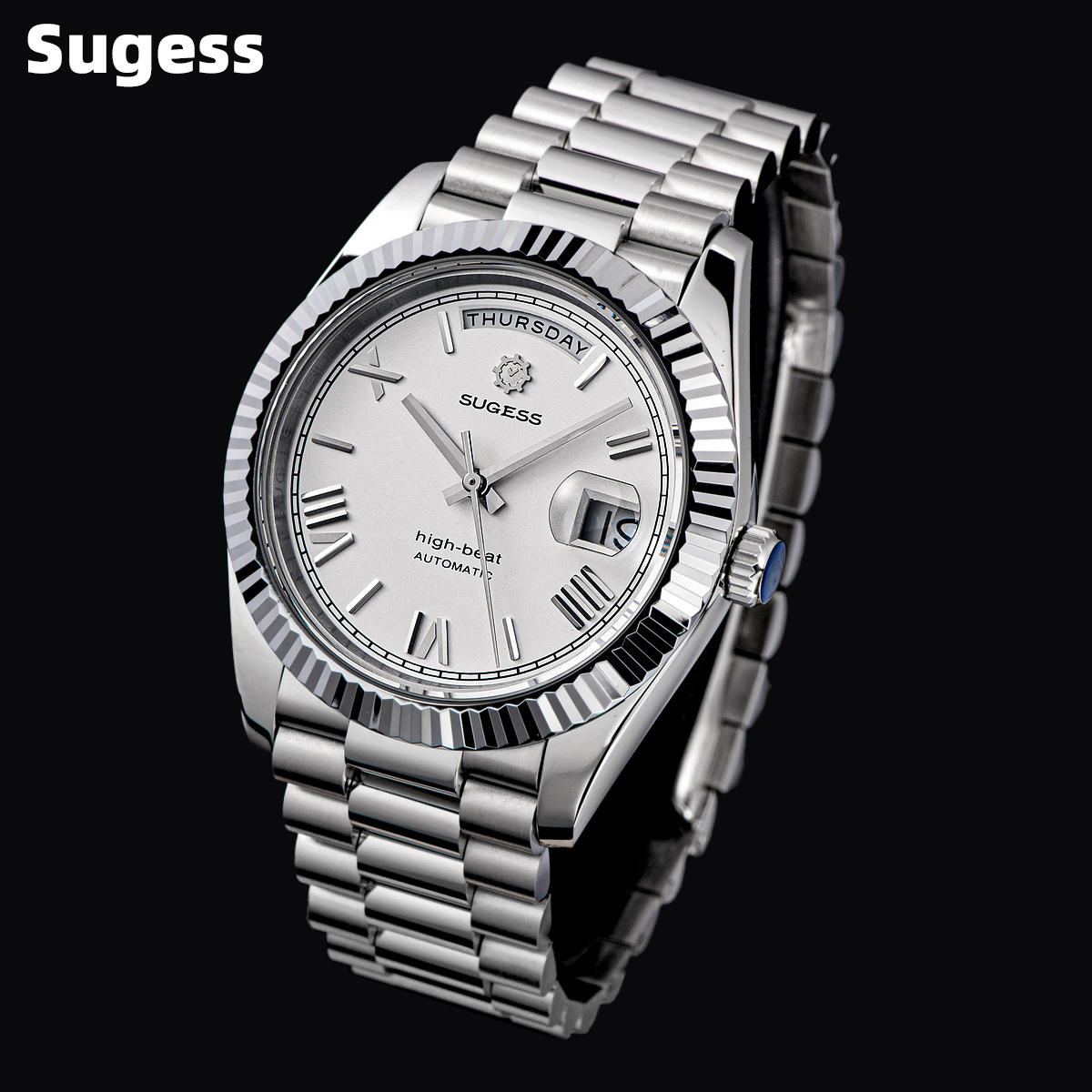 Sugess 40mm Men's Watches Auto - огляд і ціна Rolex Watch Submariner