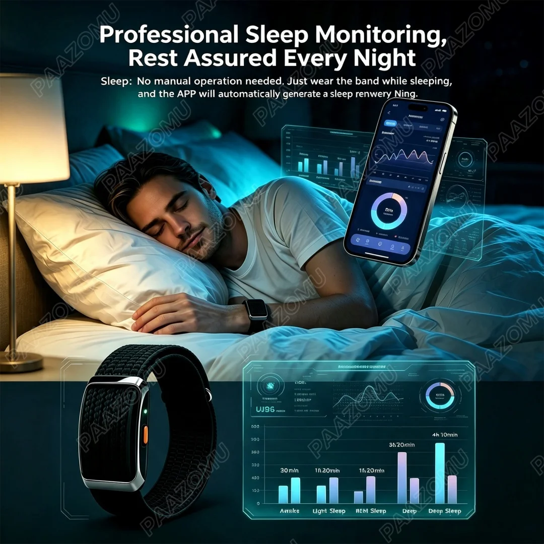 2026 New Screenless Health Fit - огляд і ціна Canvas Strap Watch