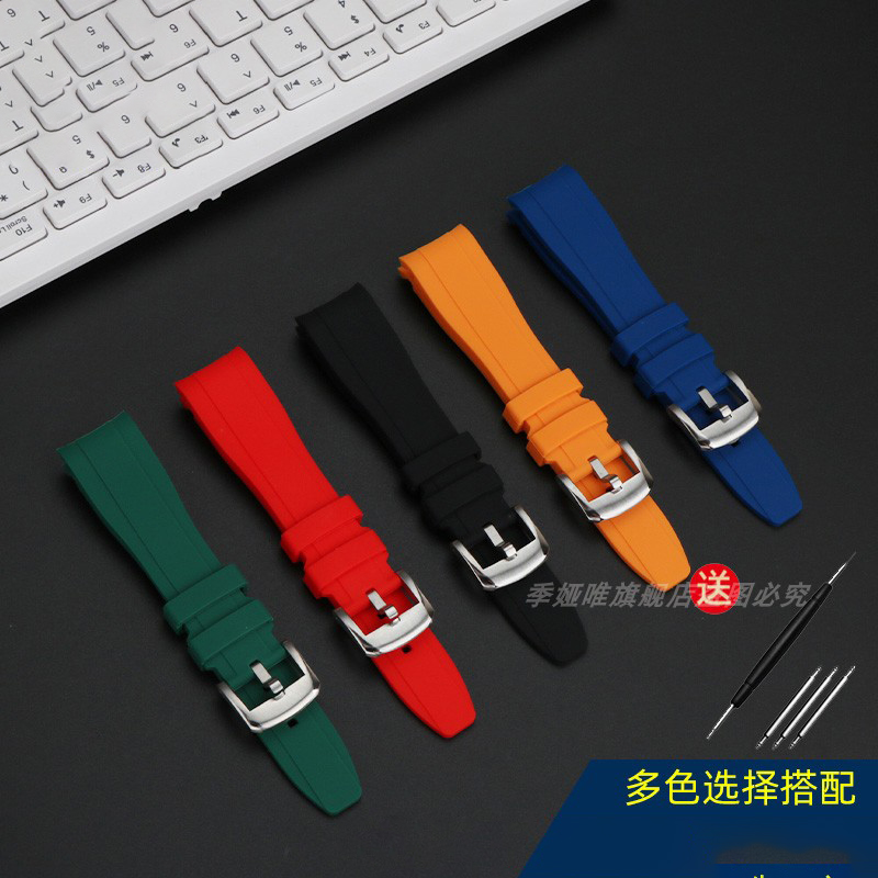 20mm 22mm Curved End Rubber Wa - огляд і ціна Rubber Strap Diver