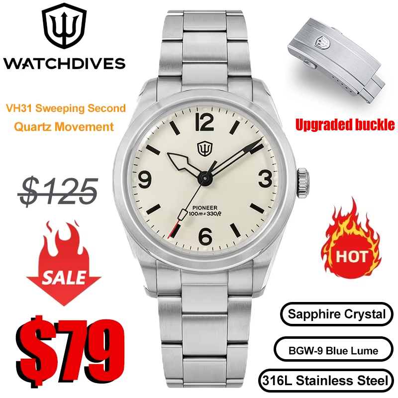 Watchdives WD1960S V2 Watch VH - огляд і ціна Rolex Watch Submariner