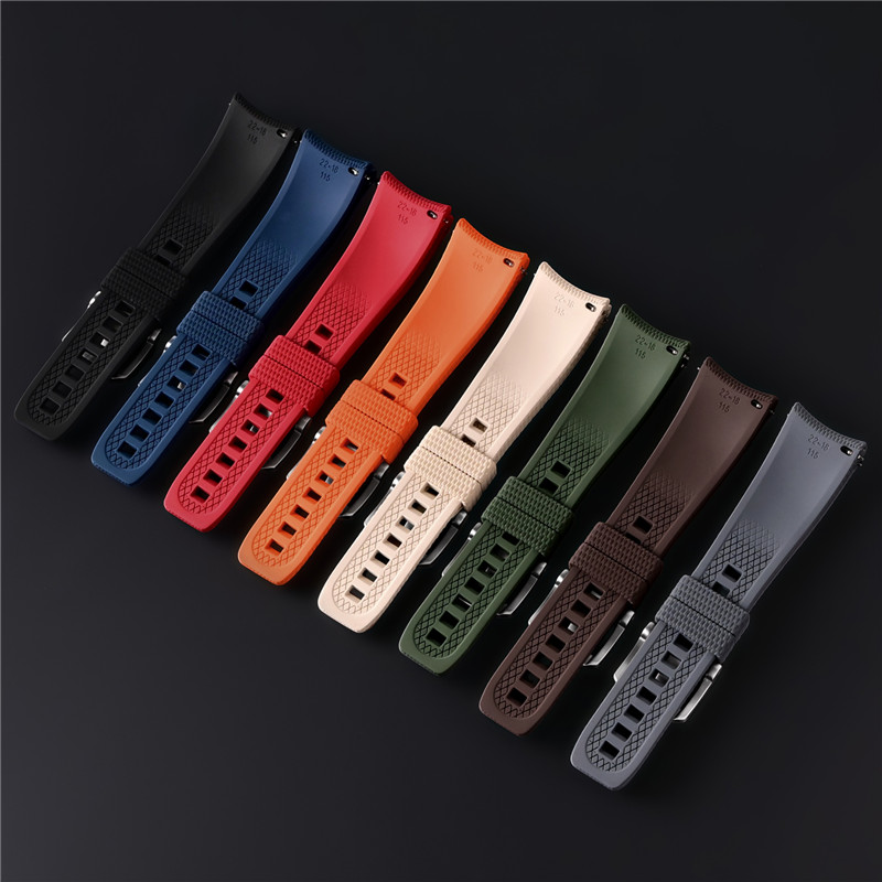 18/19/20/21/22/23/24mm Fluoro  - огляд і ціна Rubber Strap Diver