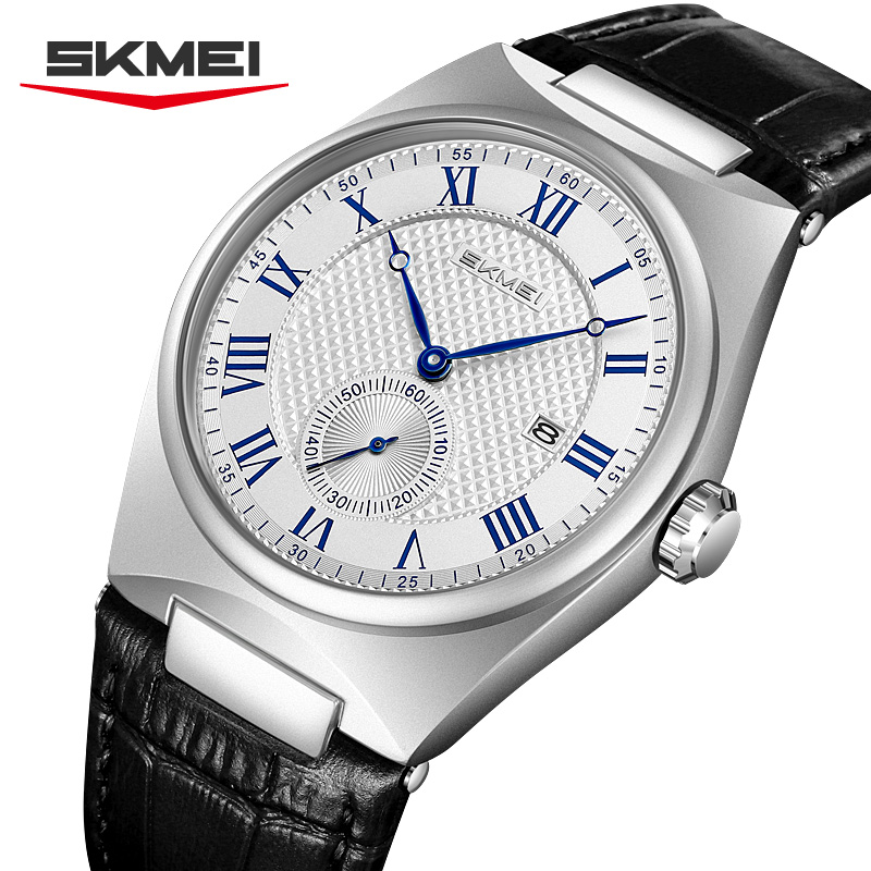 SKMEI 9390 Elegant Men's Quart - огляд і ціна Leather Watch Band Men