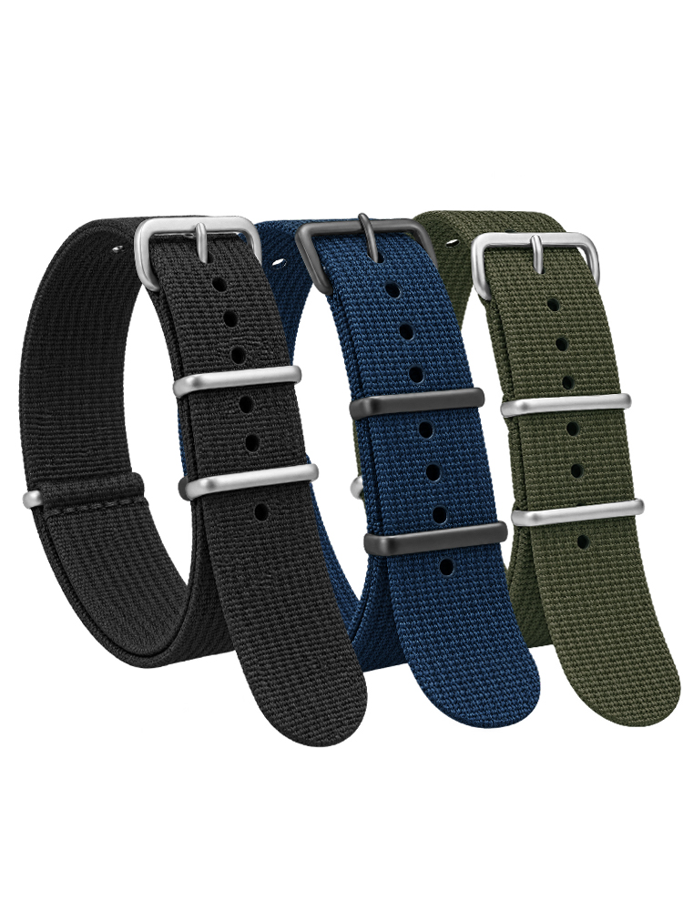 Ribbed Nylon Strap For Seiko M - огляд і ціна Nato Strap Nylon
