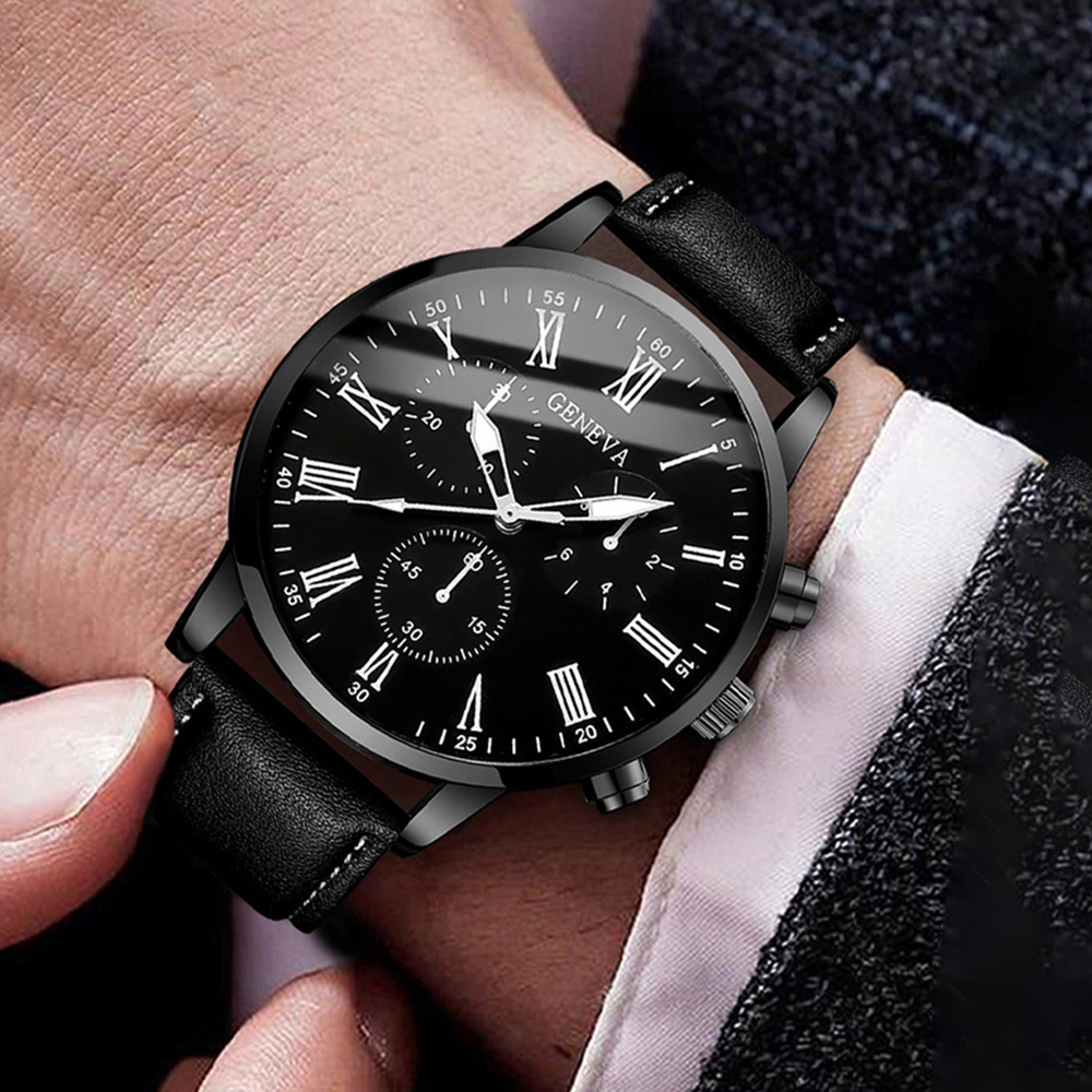 Fashion Men Business Watches C - огляд і ціна Leather Watch Band Men